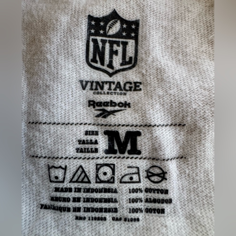 Reebok Vintage NFL Longsleevee T-Shirt - Picture 2 of 2